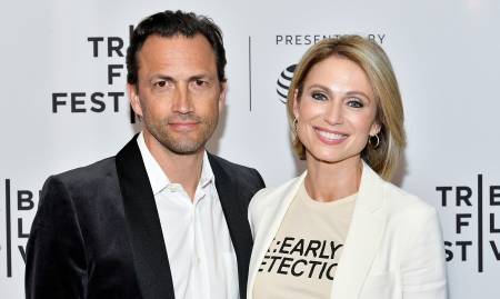 Andrew Shue with Amy Robach 